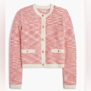 J. Crew Women's Popcorn-stitch Lady Jacket Cardigan Sweater